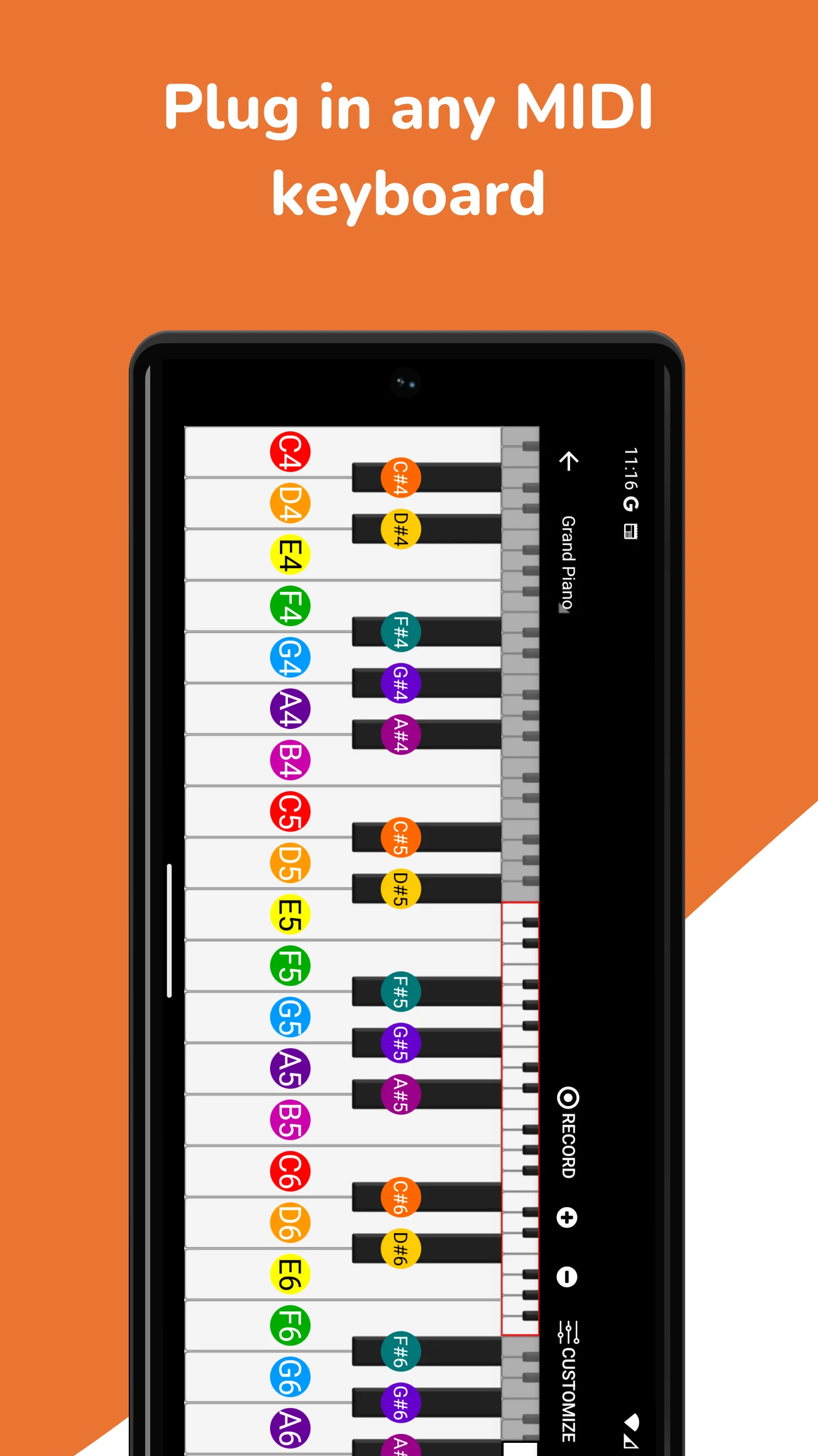 Piano Chords, Scales Companion screenshot